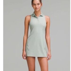 Lululemon Lightweight sleeveless polo tennis dress